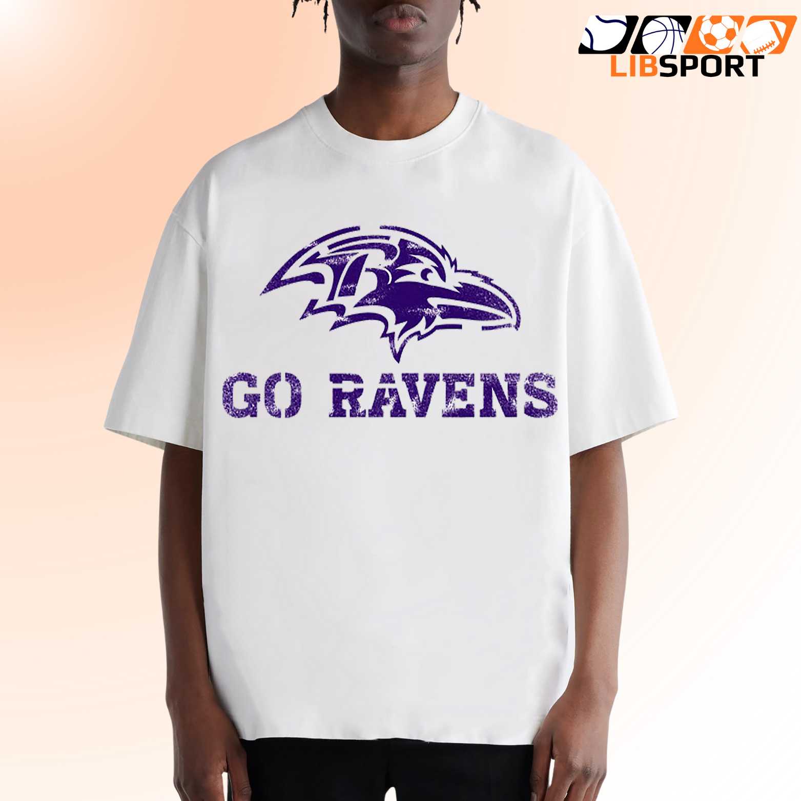 Go Ravens T Shirt, Nfl Sport Tee, Gift For Fan